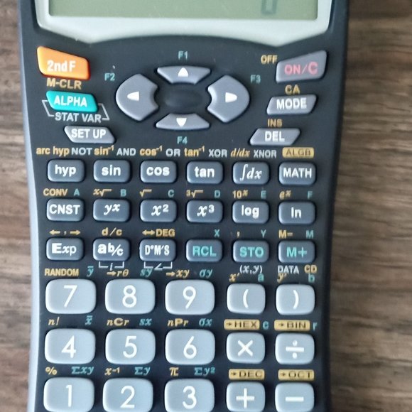 Vintage Sharp EL-546W Advanced D.A.L Twin Power Solar Scientific Calculator - Picture 2 of 4